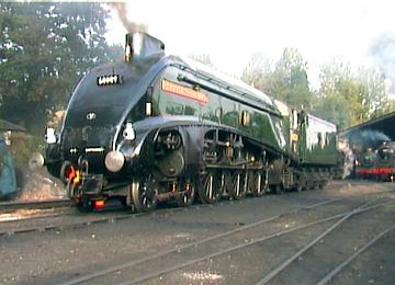 60009 'Union of South Africa' at Bridgnorth MPD